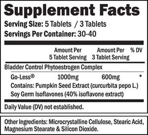 flotrol-supplement-facts