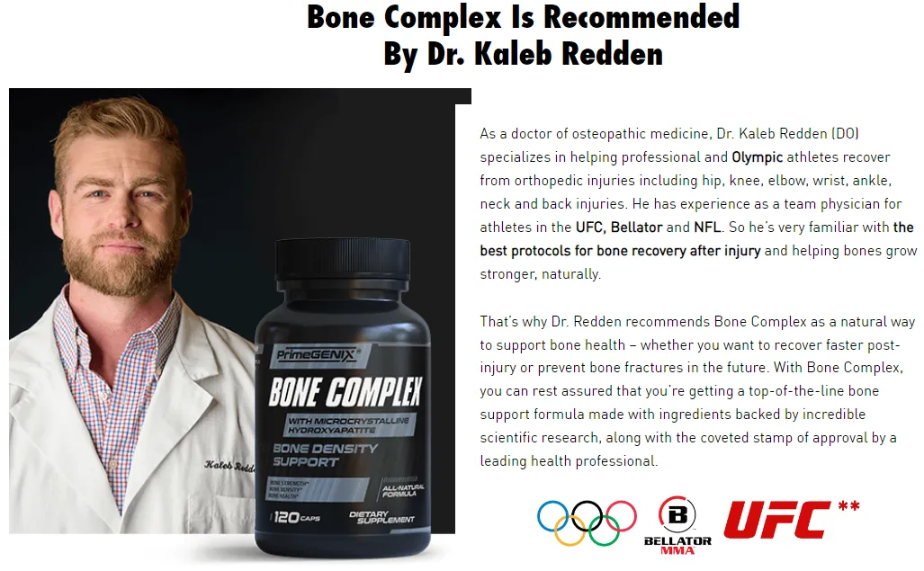 PrimeGenix Bone Complex - recommended_by_dr_Kaleb_Redden