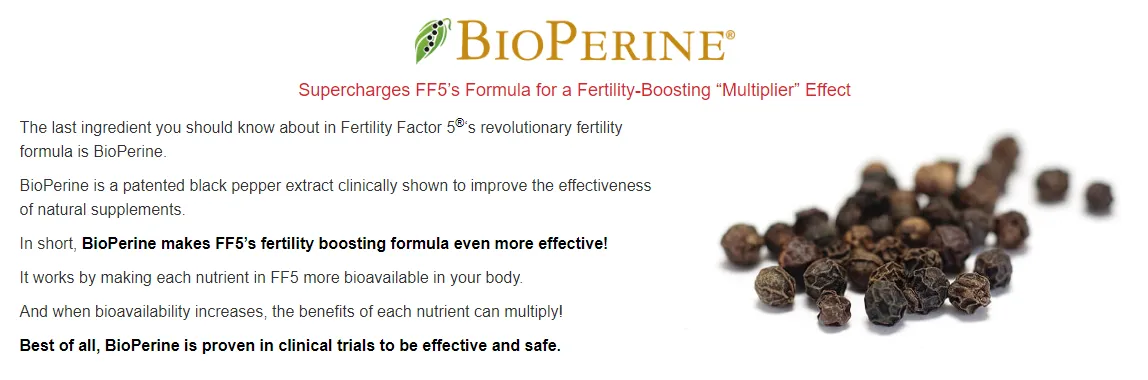 Fertility Factor 5 - ingredients