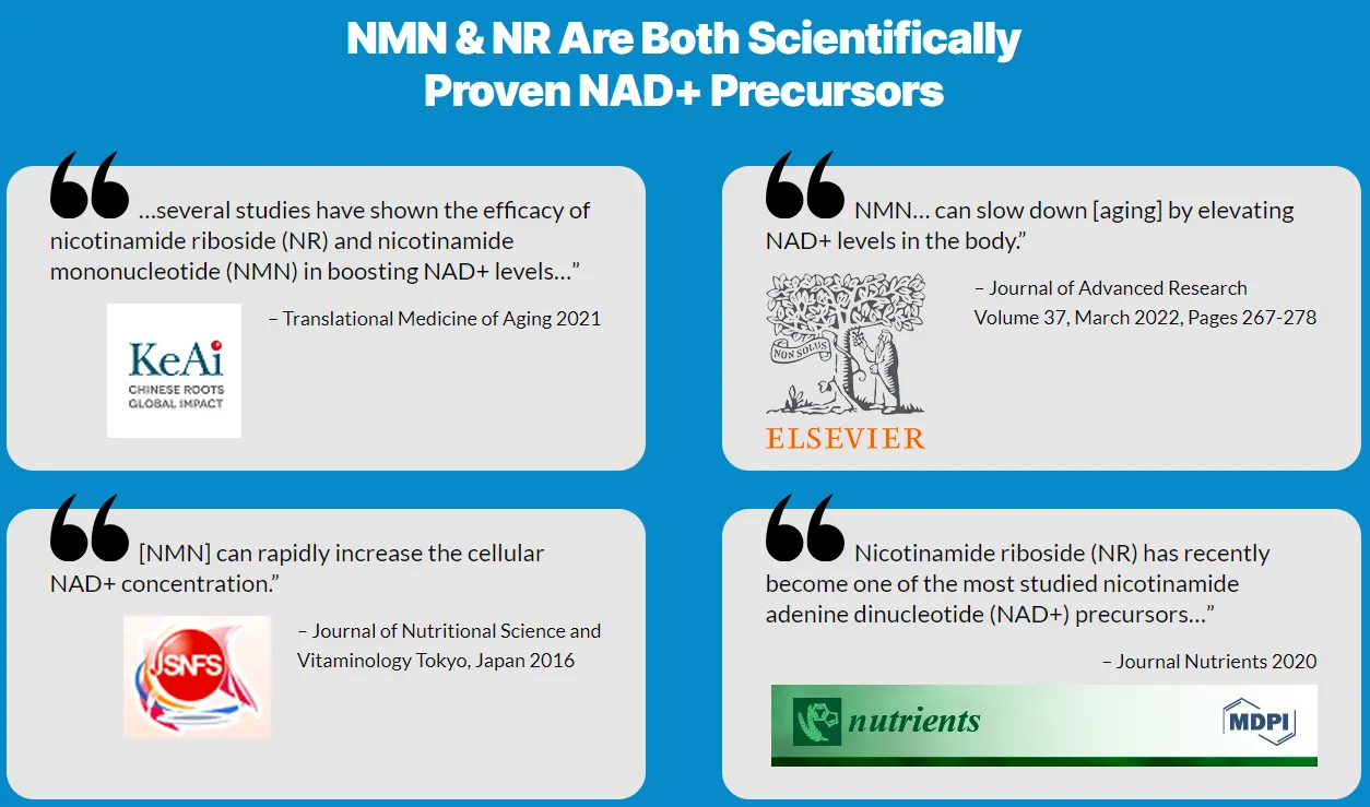 nicotinamide-mononucleotide-nmn-nicotinamide-riboside-nr-scientifically-proven-nad+-precursors