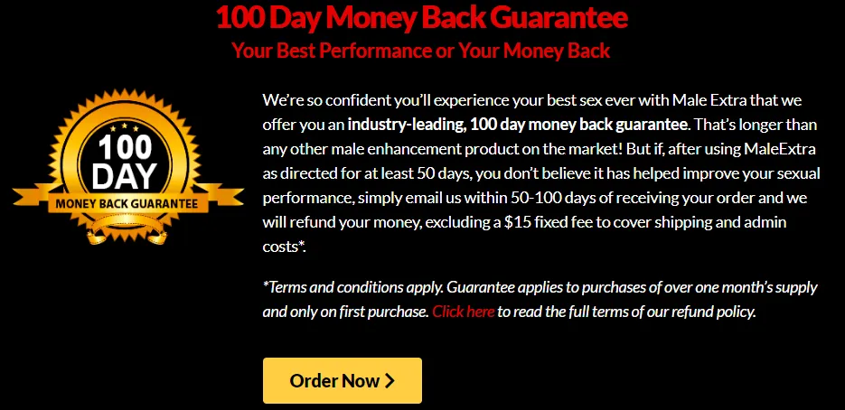 Male-Extra-100-day-money-back-guarantee