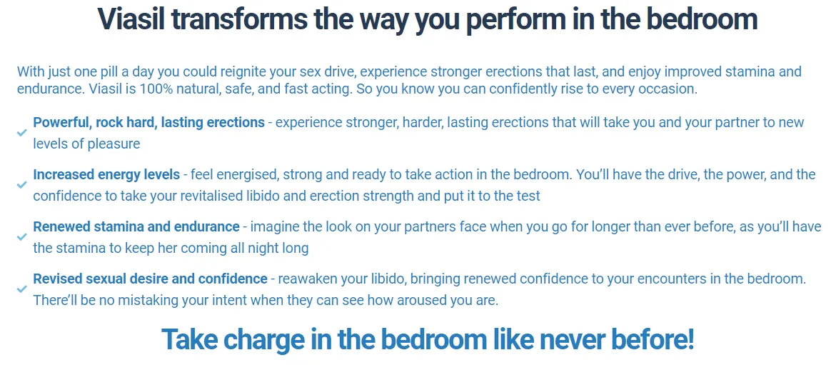 Viasil: Boost Your Vitality with These 12 Remarkable Benefits 4 Viasil-transform-the-way-you-perform-in-the-bedroom-benefits