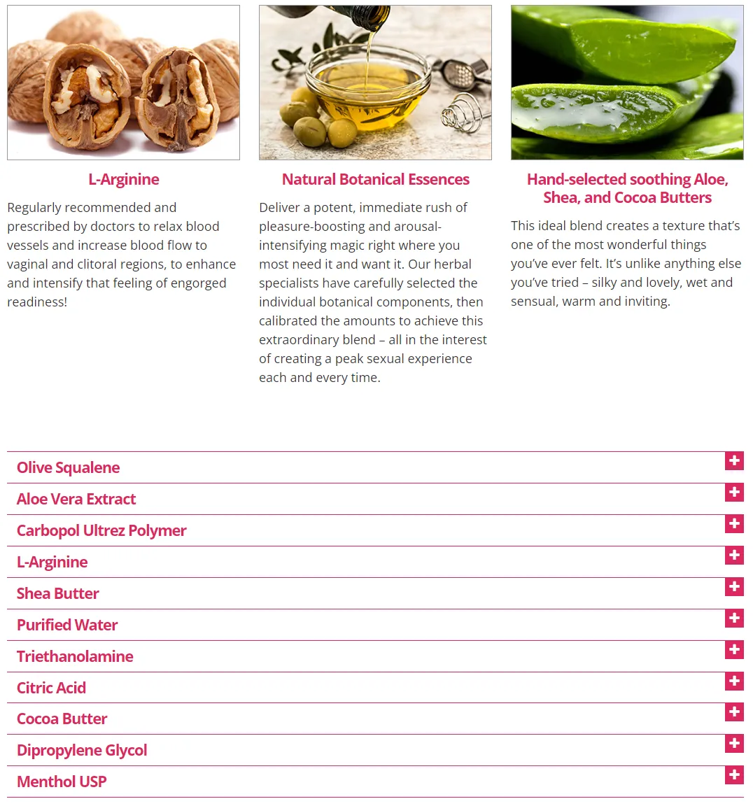 HerSolution Gel: 16 Powerful Benefits That Elevate Your Intimate Moments 8 hersolutiongel-ingredients