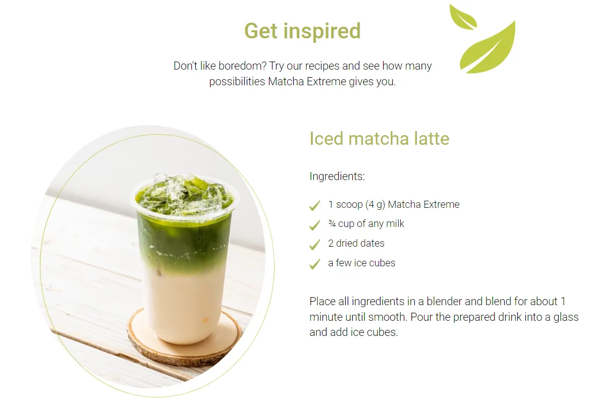 matcha extreme get inspired iced matcha latte