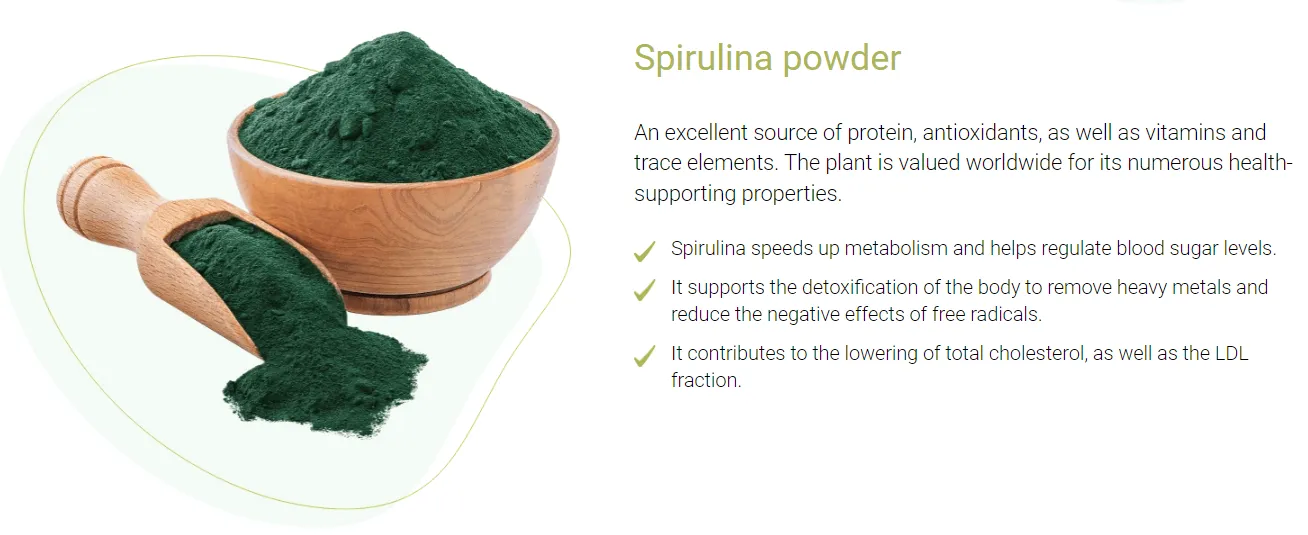 matcha extreme ingredients spirulina powder