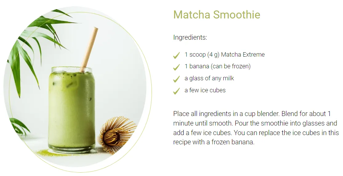 matcha extreme matcha smoothie