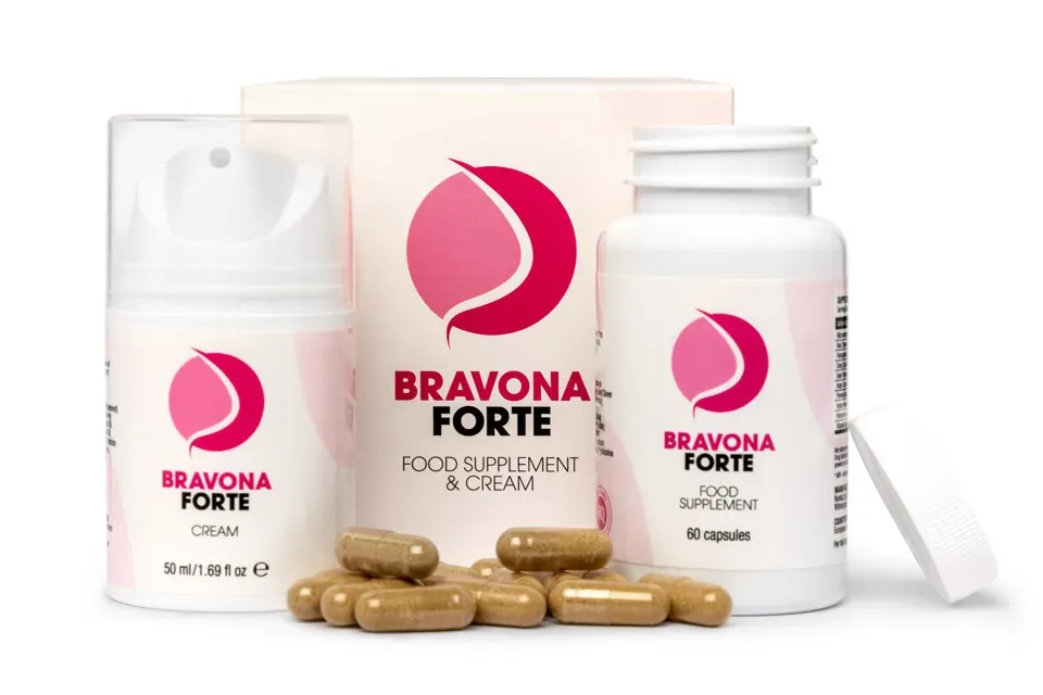 Bravona Forte food supplement and cream