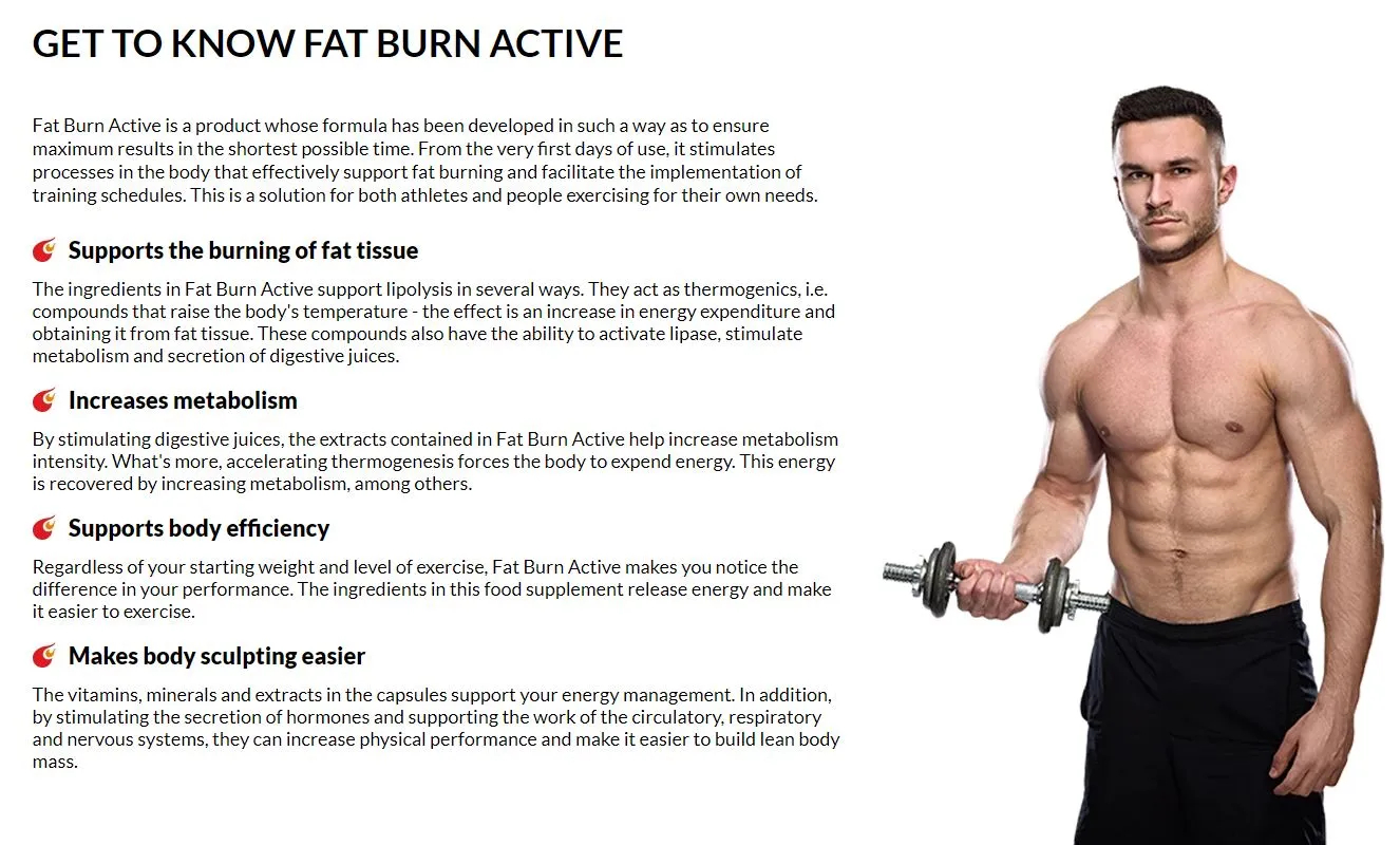 Fat Burn Active benefits