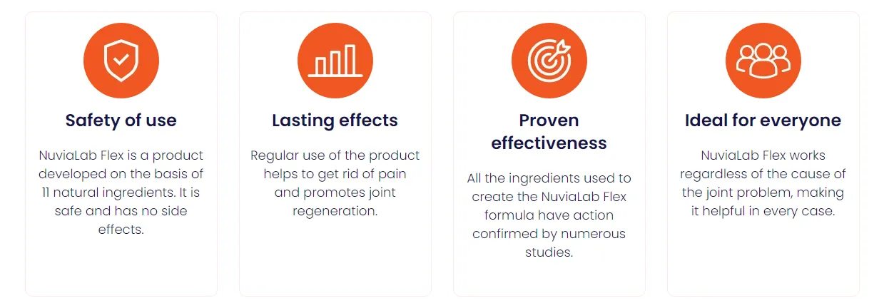 NuviaLab Flex benefits and pros