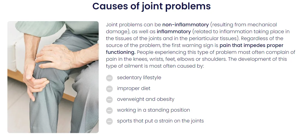 NuviaLab Flex causes of joint problems