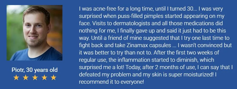 Zinamax customer reviews and testimonials