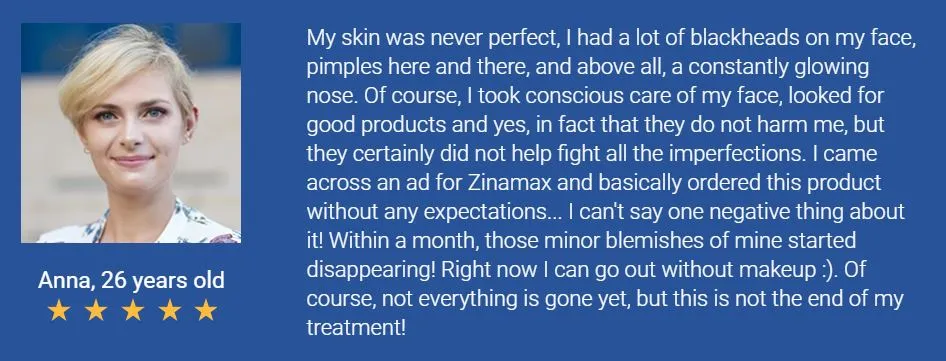 Zinamax user reviews and testimonials