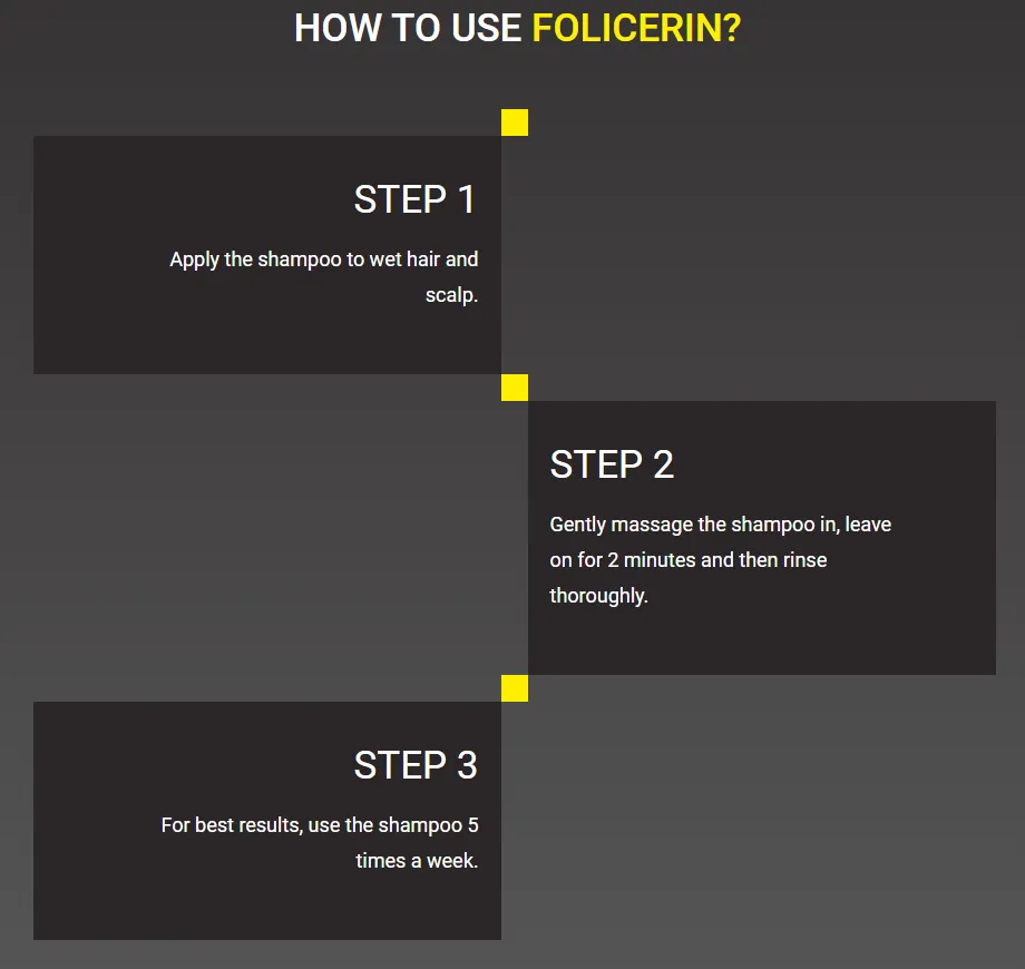 Folicerin: 14 Unique Advantages for Superior Hair Health 7 how to use folicerin in 3 simple steps