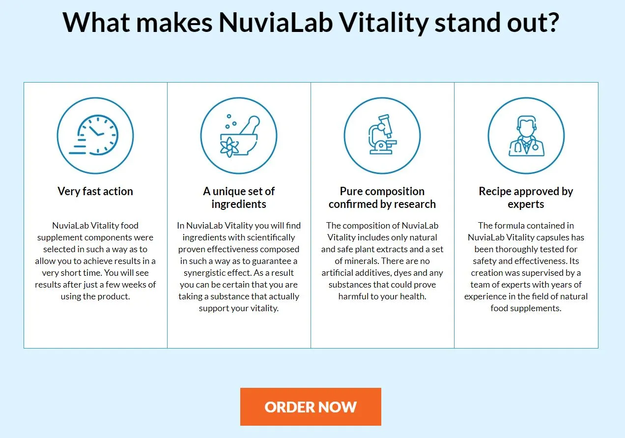 what makes NuviaLab Vitality stand out