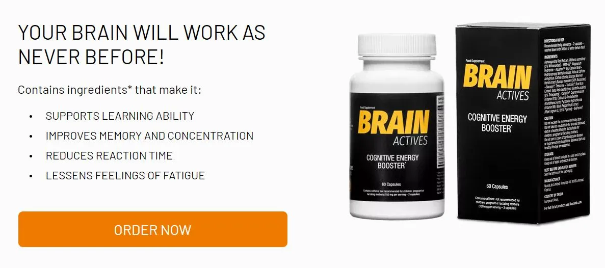 Brain Actives cognitive energy booster