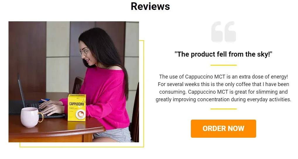Cappuccino MCT user testimonials and reviews