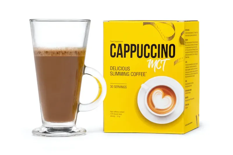 Cappuccino MCT delicious slimming coffee product
