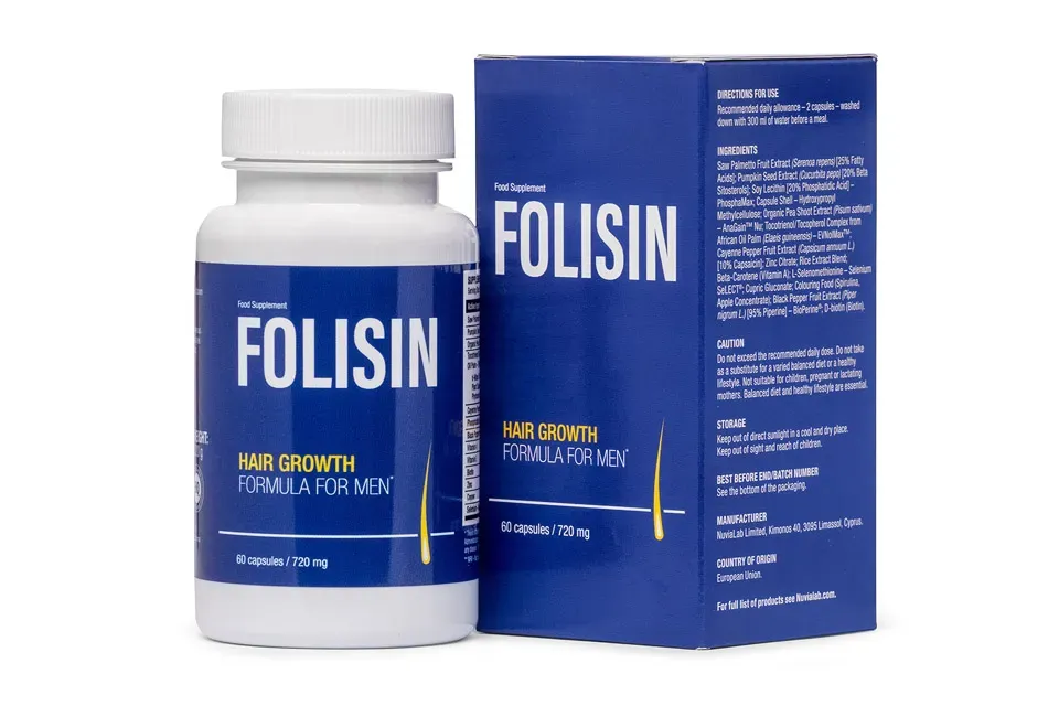 Folisin hair growth formula for men product
