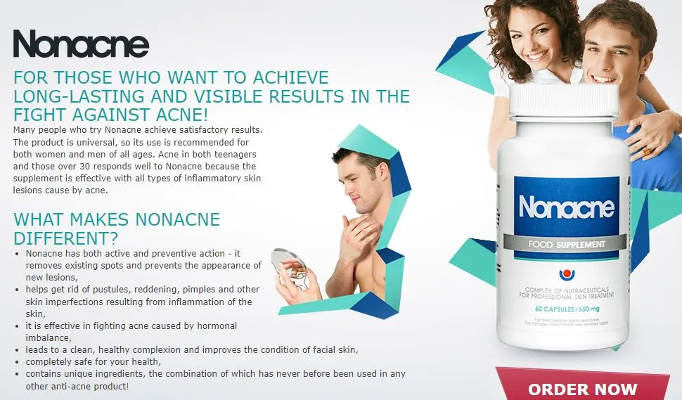 Nonacne for those who want to achieve long lasting and visible results in the fight against acne