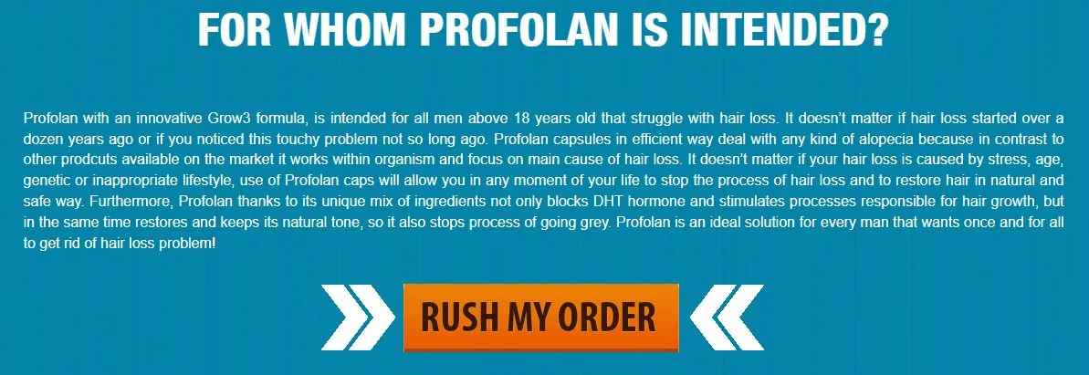 Profolan for whom is intended