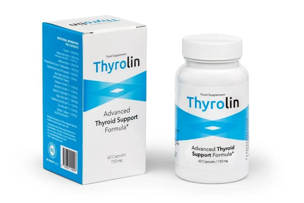 Thyrolin advanced thyroid support formula product