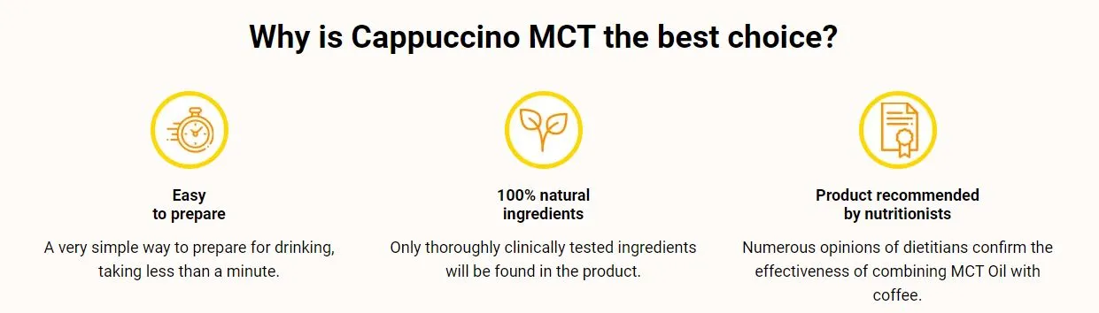 why is Cappuccino MCT is the best choice